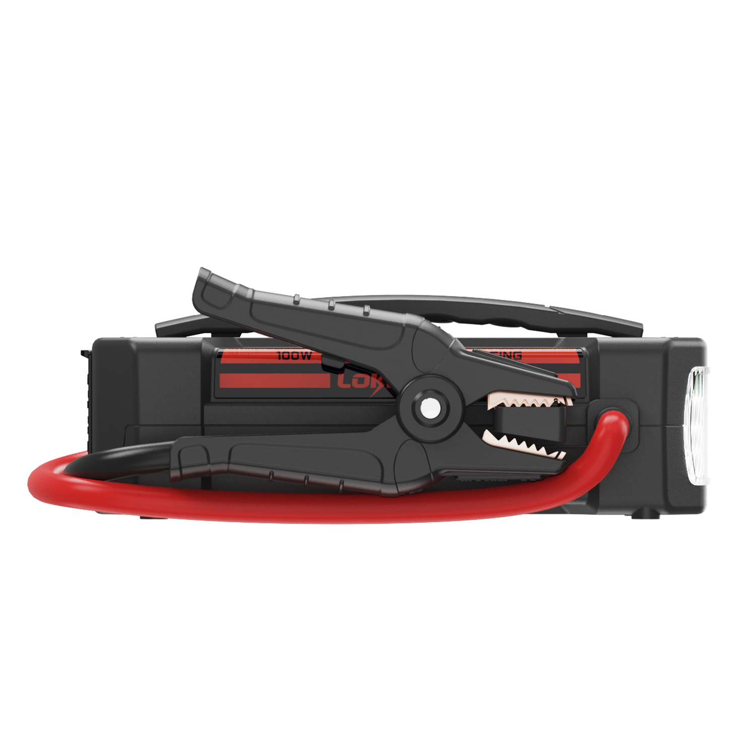 LOKITHOR Brute 3-in-1 Heavy-Duty Multifunction Rescue Jump Starter Pack 4000A @ 24v + 400lm LED Torch + USB Power Bank