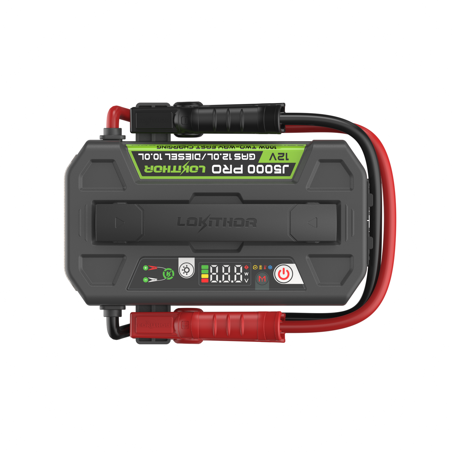 LOKITHOR Kanga 3-in-1 Multifunction Rescue Jump Starter Pack 5000A @ 12v + 400lm LED Torch + USB & DC Power Bank